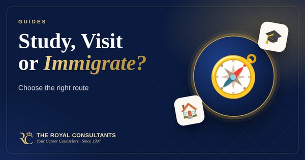 Planning Abroad? Choosing Between Study, Visit and Immigration Routes